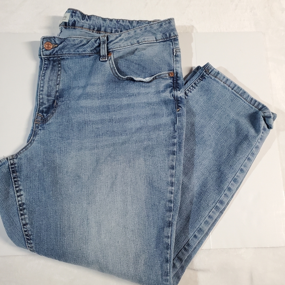 Maurices Light Blue Straight Leg Jeans